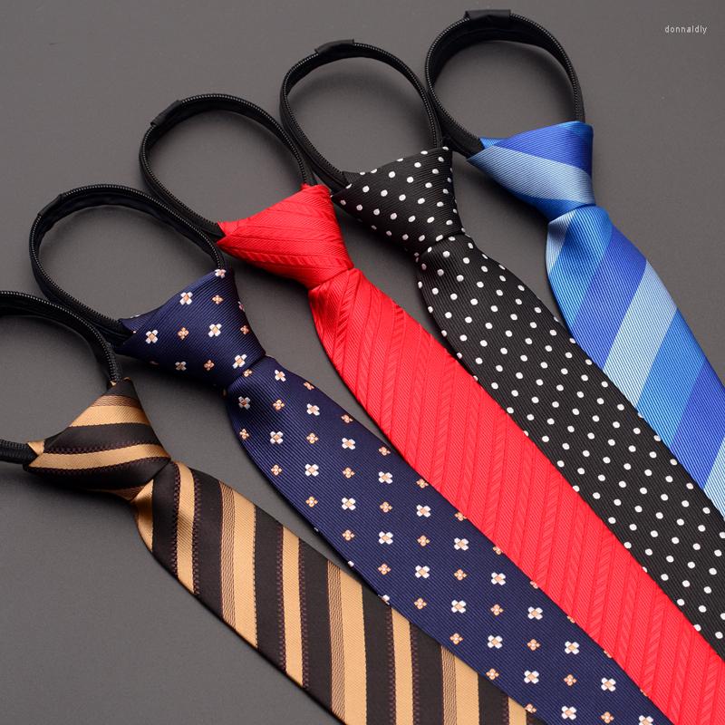 

Bow Ties High Quality 2022 Designers Brands Fashion Business Casual 5cm Slim For Men Zipper Necktie Bridegroom With Gift Box