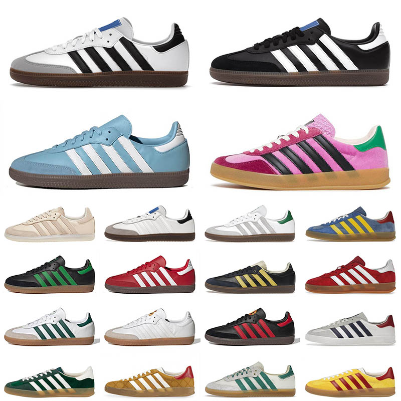 

Designer Casual Shoes Gazelles for Mens Women Black White Gum Pink Velvet Argentina Light Blue Suede Original Samba Vegan Gazelle Tennis Trainers Sneakers 36-45, A18 arsenal