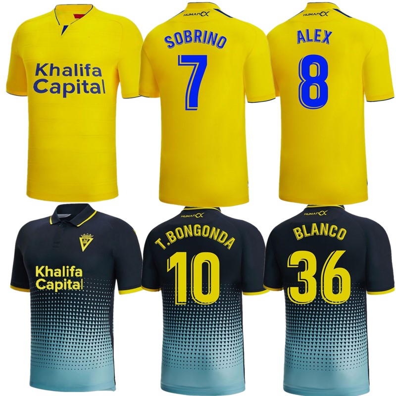 

2022 2023 Camiseta Cadiz soccer jerseys 22 23 T.BONGONDA LOZANO ALEX football shirts A.ESPINO BLANCO SOBRINO ZALDUA jersey men and kids kit