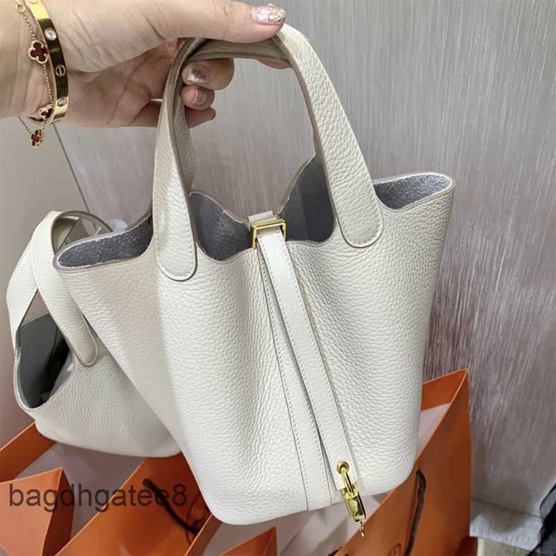 

Locks Designer Portable Bag Women s h Graffiti Bags Basket Birkins Leather 2023 Bucket Vegetable Picotin Large Capacity Y6vvcvn Kb7l, Red