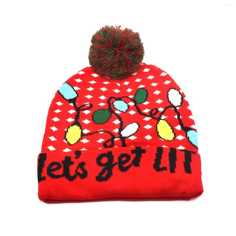 

Berets Winter Hats Men Lined Christmas For Women Soft Warm Knit Hat Ski Stocking Cuffed Cap Face