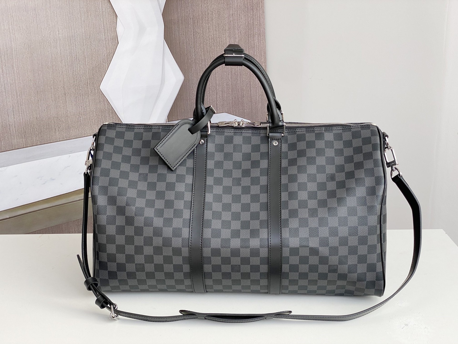 

2022 Travel Duffle Bag Classic Casual Tote Fashion travel bag keepall bandouliere luxury Monograms handbags men Designer Luggage Large capacity Luggage bags 55CM, Brown flower