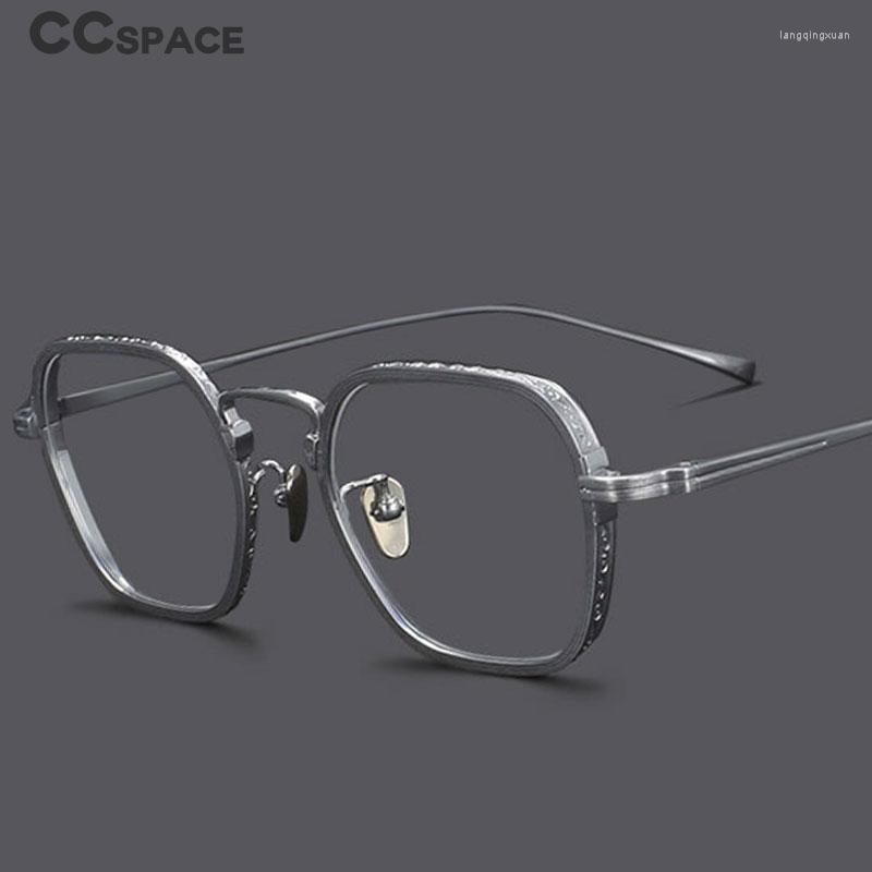 

Sunglasses Frames 54974 Pure Titanium Glasses Frame Men Retro Square Prescription Eyeglasses For Women 2022 Vintage Optical Eyewear