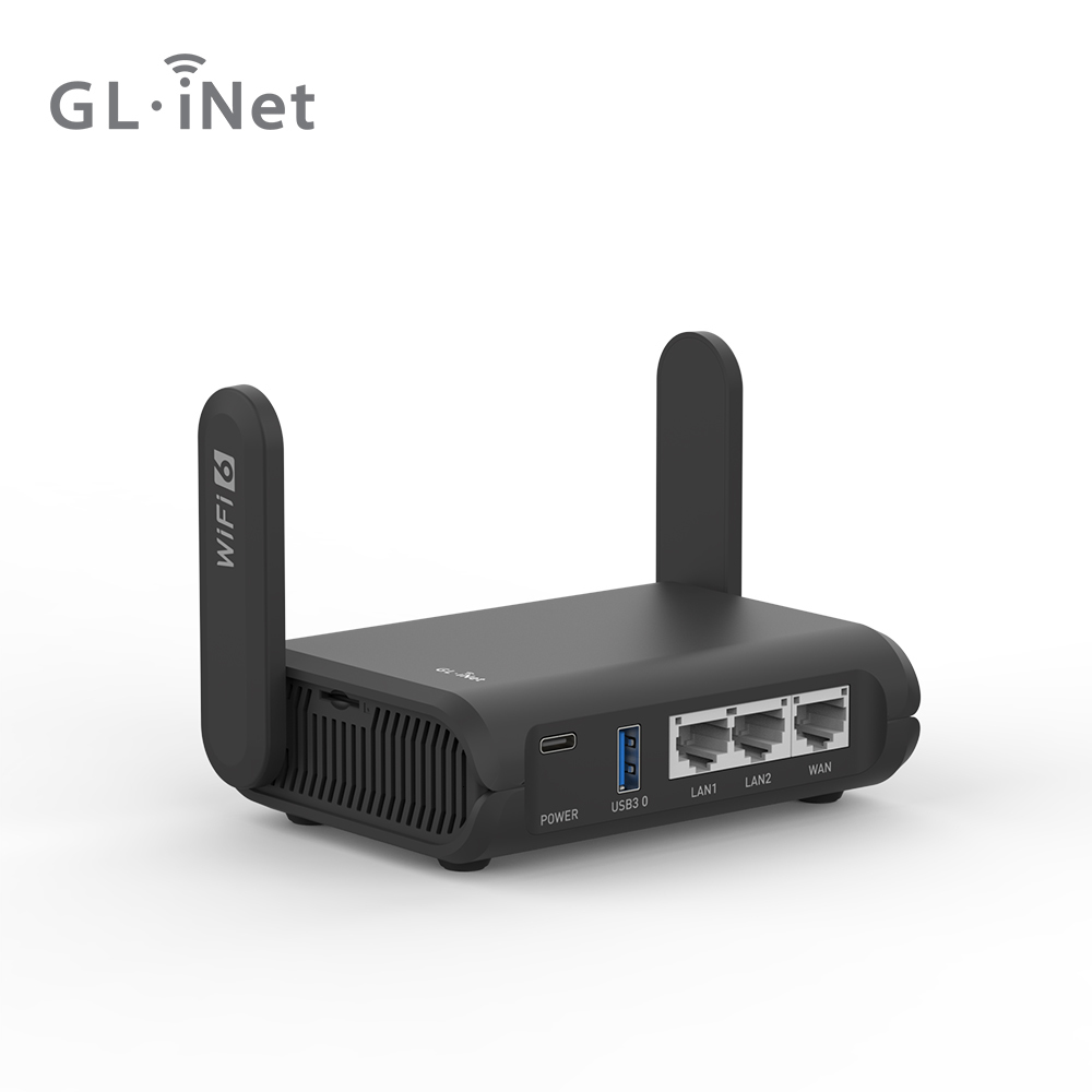 

Routers GL iNet GL AXT1800 Slate AX Pocket Sized Wi Fi 6 Gigabit Travel Router Extender Repeater for el Public Network VPN Client 221114
