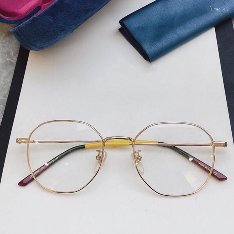

Sunglasses Frames 2022 Gold Rimmed Women Men Prescription Optical G0680OK Original Brand Frame Mujer Gafas Eyeglass Eyewear Lentes Oculos