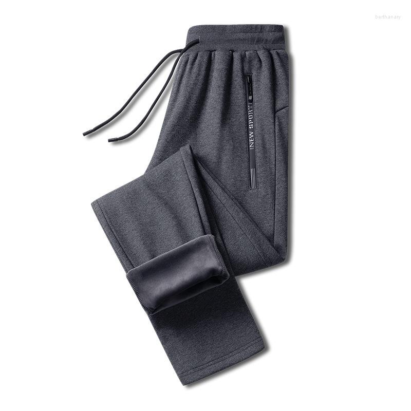 

Men's Pants Warm Long Jogger Men's Casual Autumn And Winter Thickened Plush Outer Wear Cotton Sports Men Sweatpants Trousers, B018-1