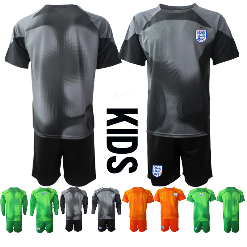 

22 23 Children Goalkeeper Soccer Jersey England Pickford Team Kids Clothes Infant Black Yellow Orange Green A. BECKER VIRGILS Football, Separates