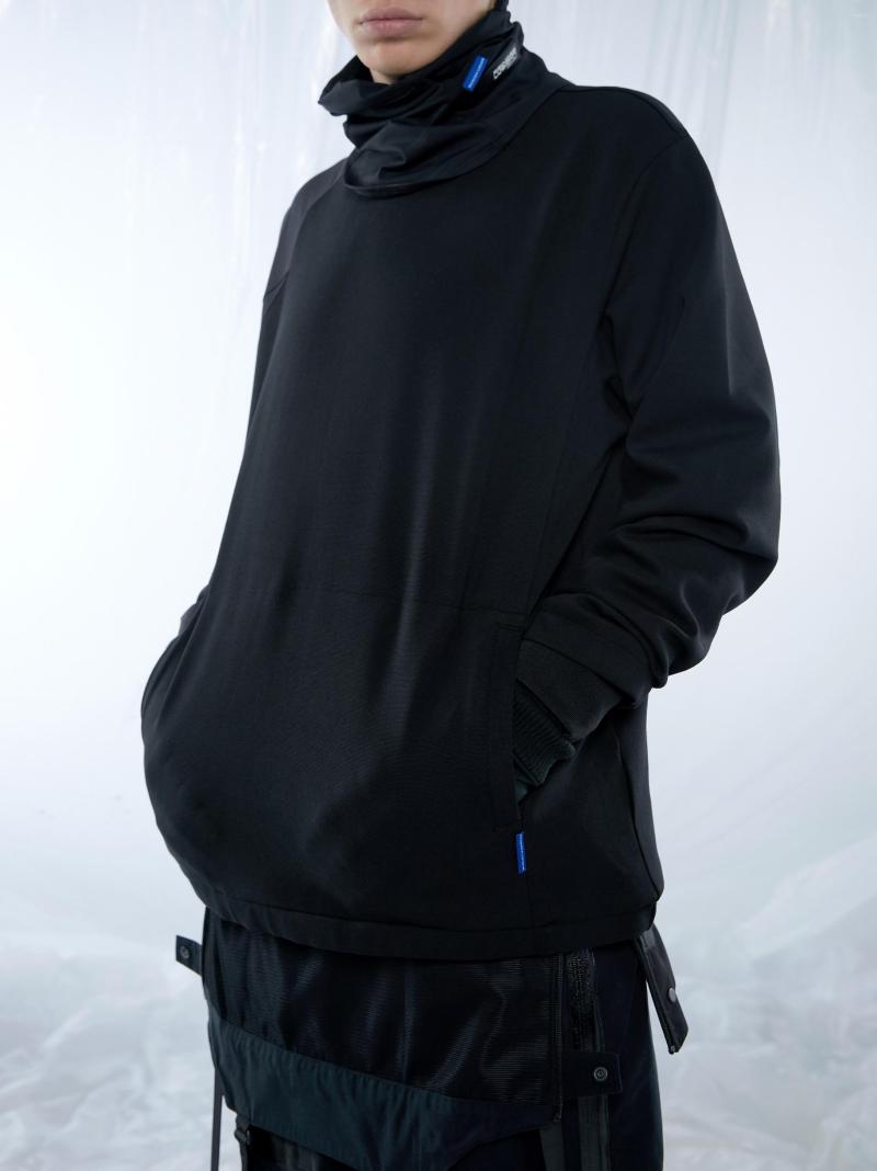

Men' Hoodies Reindee Lusion FW20 Spliced Sweatshirt 380g Soft Breathable Fabric Multiple Pockets Techwear Streetwear, Picture shown