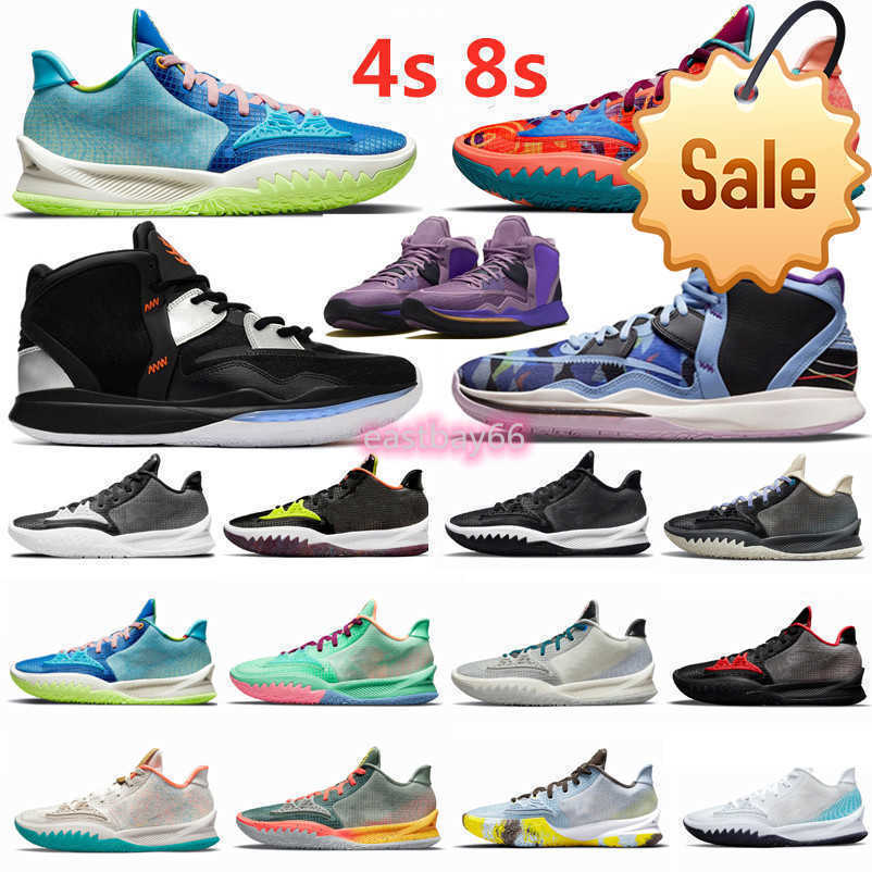 

OG Top Quailty Trash Infinity Kyrie 8 One World 1 4 Mens Basketball Shoes Irving 4s People Keep Sue Fresh Laser Blue Black Bone Orange Gold, Color#15