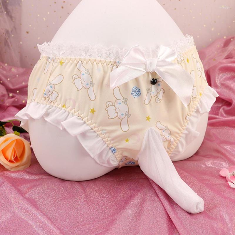 

Underpants Men Briefs Thongs All Seasons Daily Gay Shorts Sissy Underwear Bow Women JJ Sleeve Erotic Lingerie Thong, Blue