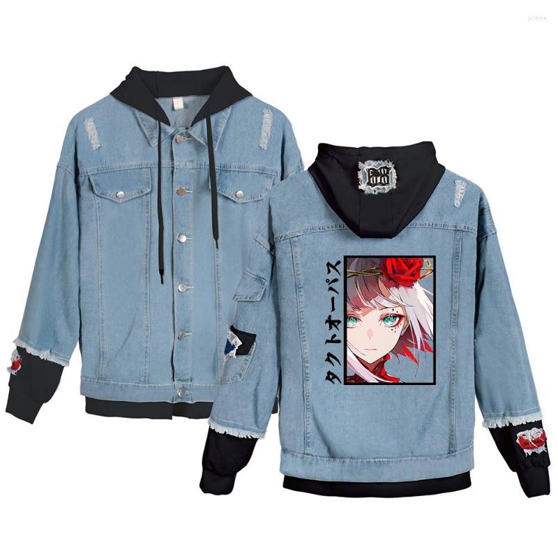 

Women's Jackets Takt Op. Denim Jacket Men's And Women's Fashion Leisure Pullover False Two Cowboys Autumn Winter, Nz01