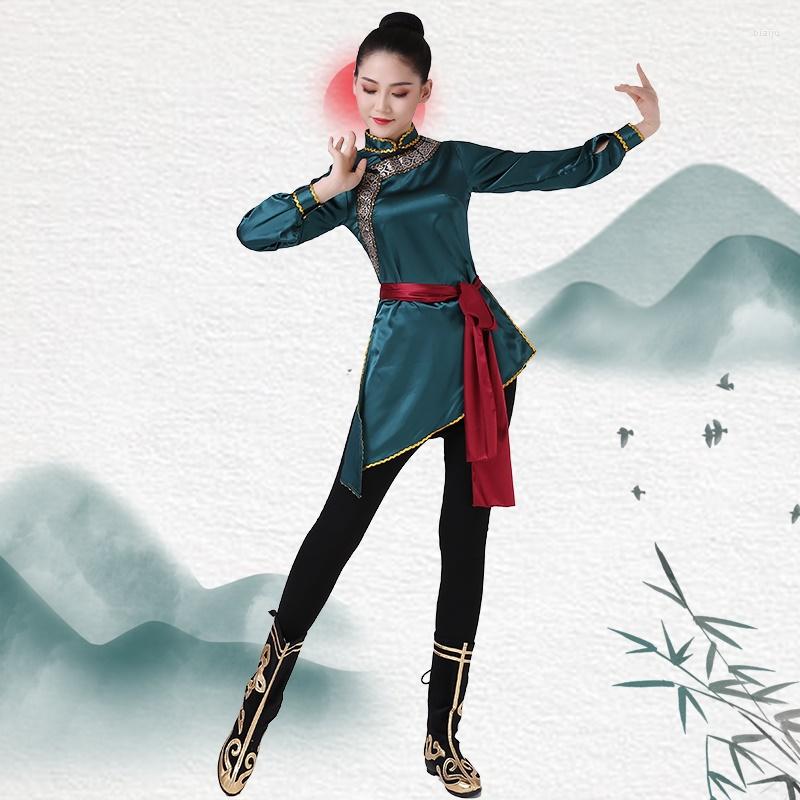 

Stage Wear Mongolian Dance National Of China Clothing Costume Ethnic Chinese Folk Outfits V2786