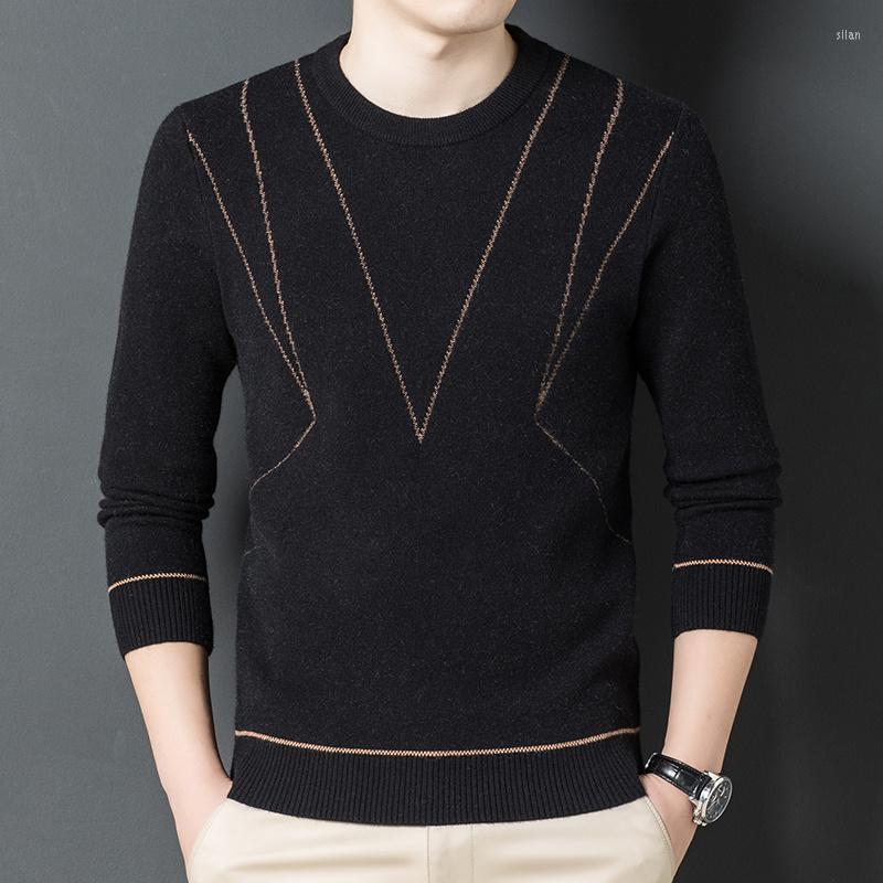 

Men's Sweaters Arrivals 2023 Fashion Brand Knit Pullover Knitted Aesthetic Sweater Designer Trendy Streetwear Casual Jumper Men Clothes, Black