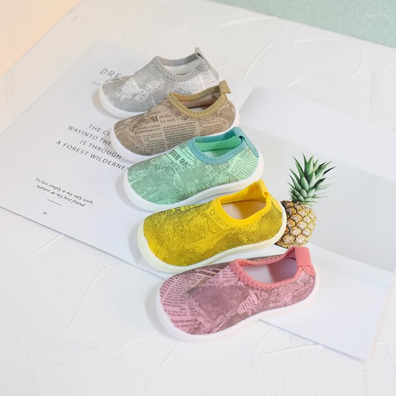 

Athletic Shoes Children's Anti-slip Soft Bottom Toddler Walker Boys Girls Kids Rubber Sole Floor Retro