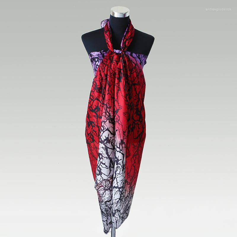 

Scarves Silk Paj Long Scarf 110cmX175cm Soft Chiffon Shawl Bikini Printed Pattern Promotion