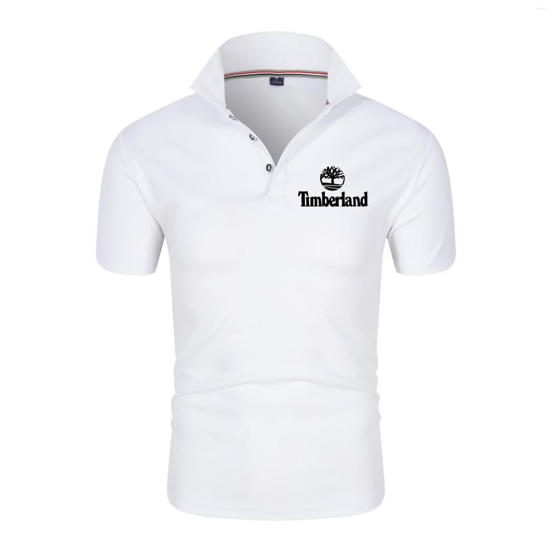 

Men's Polos 2022 Summer Short-sleeved Polo Shirt Cool Breathable Lapel Casual Simple High Quality