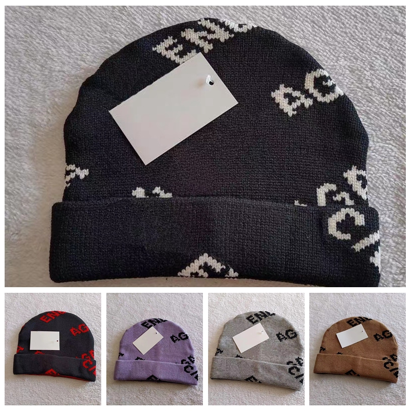 

classic designers hat luxury winter hot style beanie men women fashion knitted hat Outdoor cold protection cap sports beanies nice gift, No.4