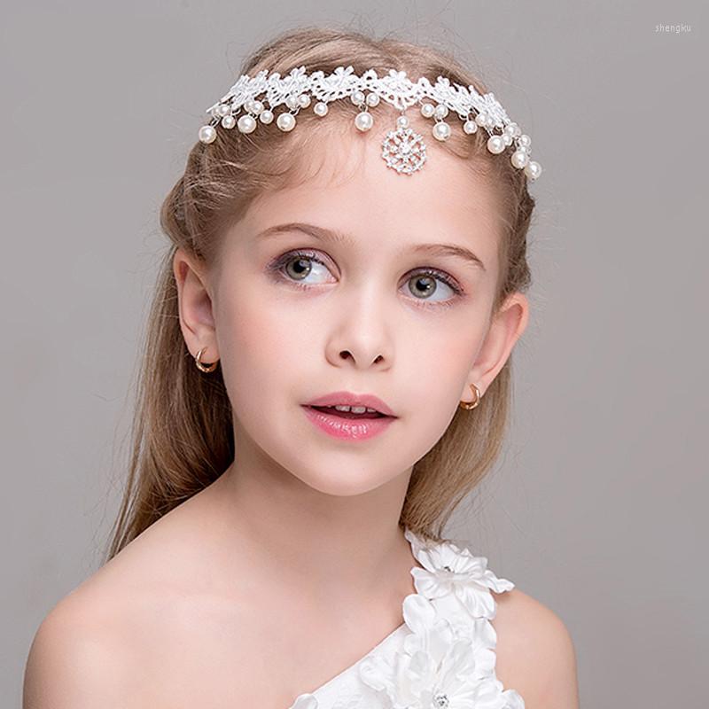 

Hair Accessories Snowflake Headwear Wedding Girls Headband Bride Crystal Pearls Women Tiara Bridal Headpieces Birthday, B3-ls