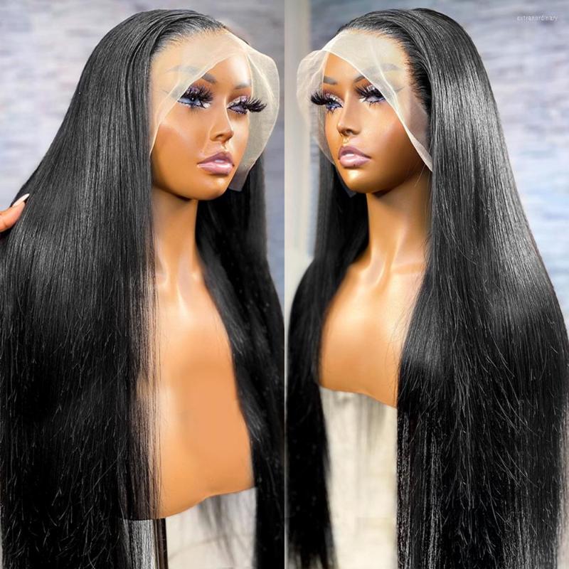 

Forfeels Straight 13x6 Lace Front Human Hair Wigs With Baby Pre Plucked 32 30 Inch 13x4 Hd Transparent Frontal Wig, Picture shown