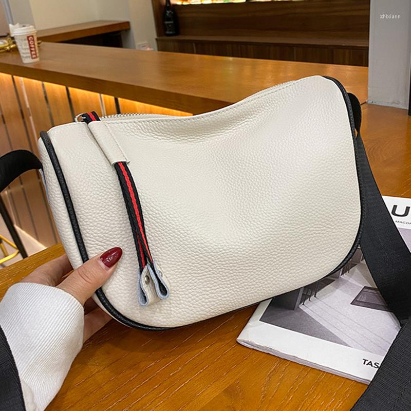 

Evening Bags High Quality Natural Genuine Leather Women Shoulder Designer Luxury Women's Handbags Casual Female Messenger Totes Bag, Beige
