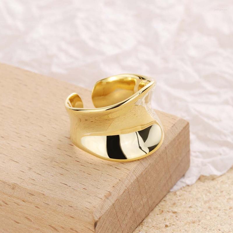 

Wedding Rings Fashion Female Irregular Smooth Finger For Women Lover Jewelry Party Trendy Statement Wholesale