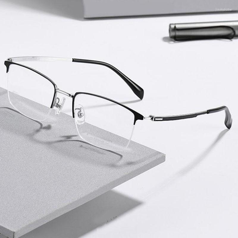 

Sunglasses Frames Half Frame Men Eyewear Optical Glasses Prescription Lenses Anti Blue Ray UV Protection Glass For Women