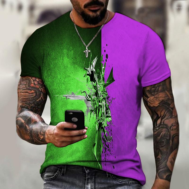 

Men's T Shirts 2022 Fashion Summer T-shirt 3D Printing Design Abstract Concept Oversized, Wcxq-10021