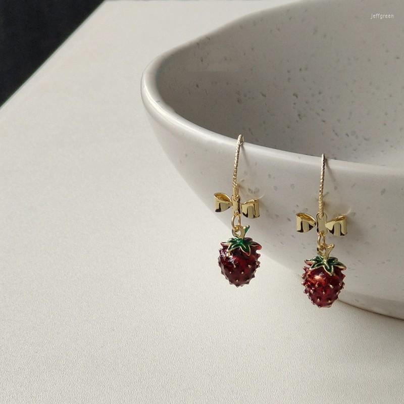 

Dangle Earrings 2022 Contracted Elegant Temperament Fine Drop Joker Fashion Senior Sweet Metal Bowknot Women Jewelry