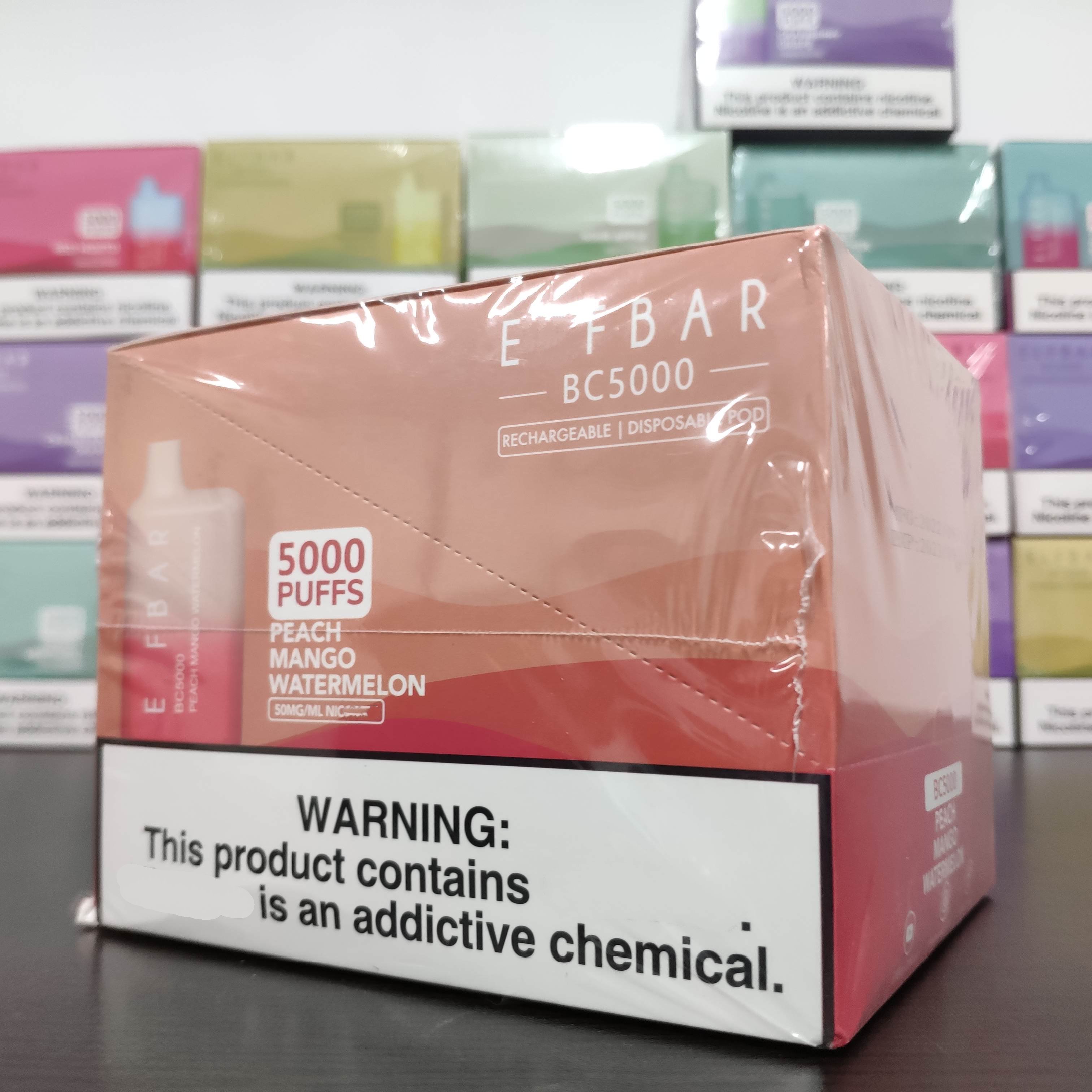 

ELF 5000 PUFFS BAR Disposable Electronic Cigarette 650 mAh 13ml wholesale Vape bar