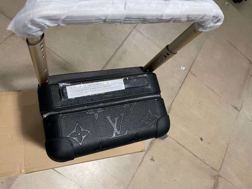 LV Duffel Sacs Sachets Travel Cas de train Fleur en relief noir