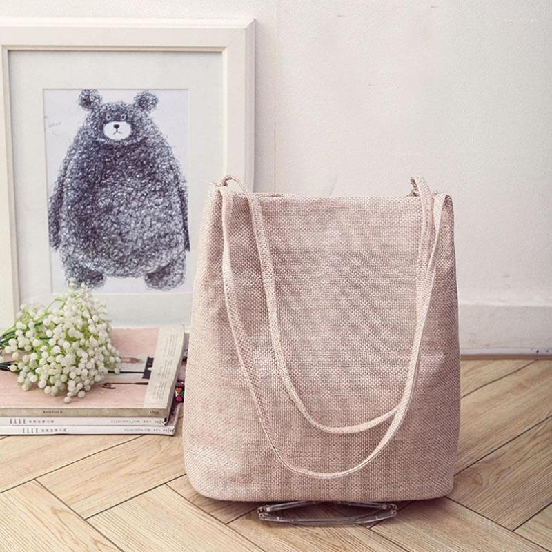 

Evening Bags Linen Eco Reusable Foldable Women Shoulder Bag Shopping Vintage Fashion Books Travel Tote Women's Handbags Purses, Shoulder bag 3