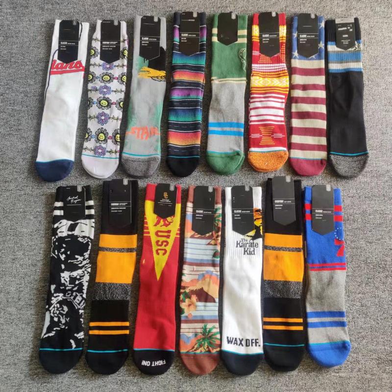 

Men's Socks Skateboard Hip Hop Street Style Novelty For Men Women Towel Bottom Cotton Tube Calcetines, 13