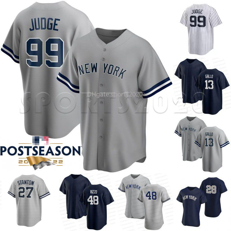 

2022 Postseason Patch NY Aaron Judge Yankees Jersey Gerrit Cole Nestor Cortes Derek Jeter Giancarl Stanton Clay Holmes Jose Trevino Andrew Benintendi Albert Abreu, White no name