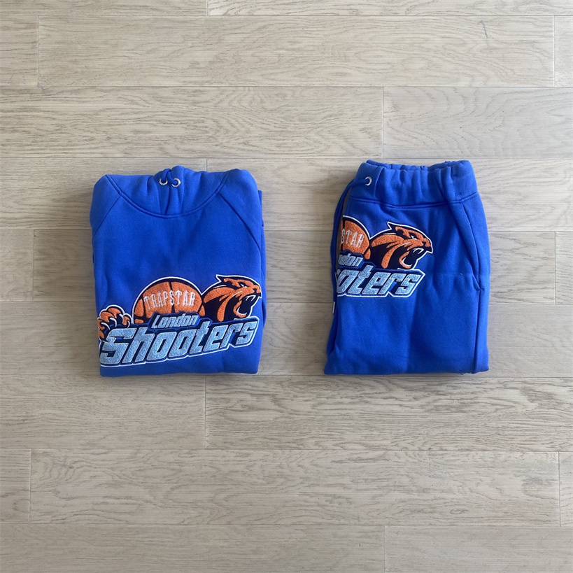 

Trapstar Tracksuits Embroidery Tiger Sets Mens Womens Sportswear Jogger Tracksuit Casual Loose Skull Drawstring Sweatpants Men Women Joggers Camouflage, Orange blue