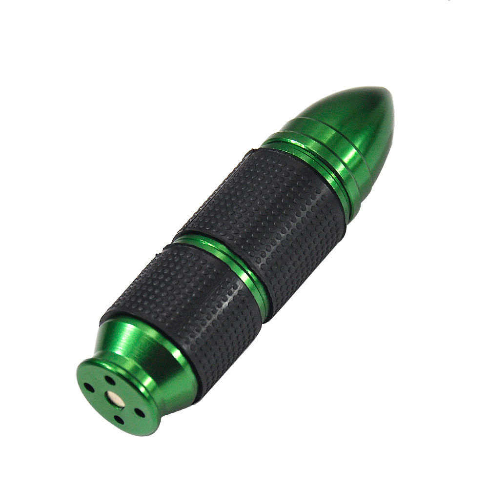 

Smoking Pipes Aluminium Alloy metal bullet shape 3 Layers Portable 96mm 4 holes For Charger Cracker smoking set