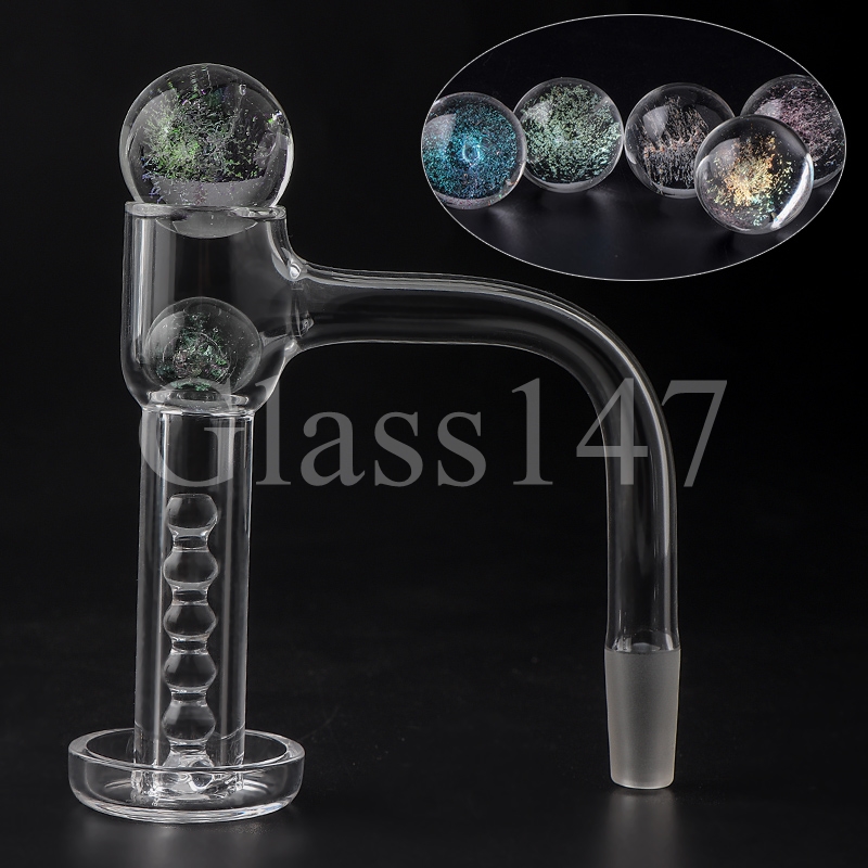 

Smoking Full Weld XL Terp Slurper Quartz Banger 20mmOD Seamless Slurpers Beveled Edge Nails With Dichro Slurpers Set For Glass Water Bongs Dab Rigs
