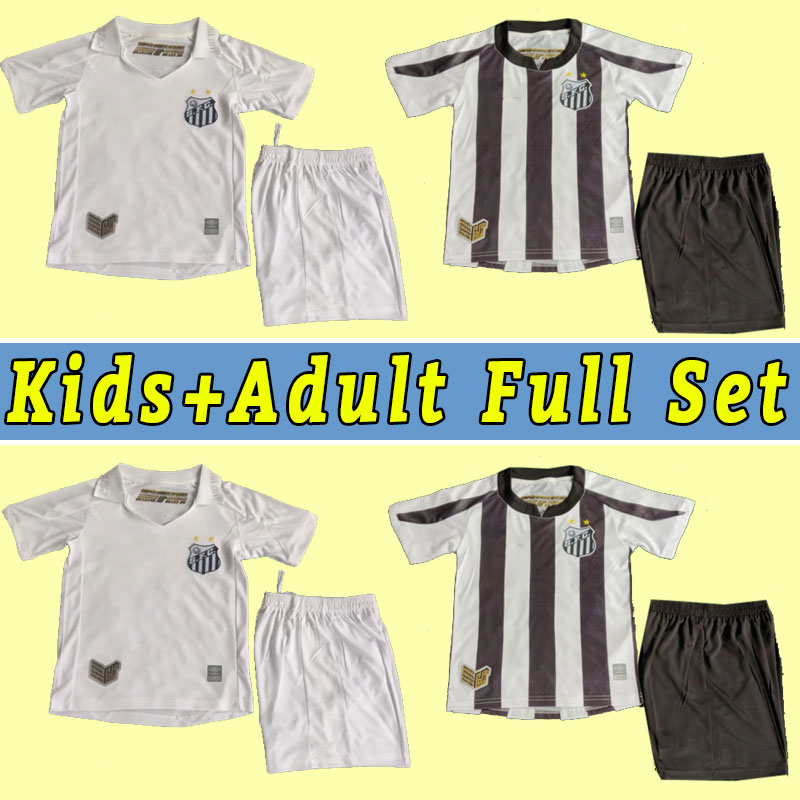 

23 Santos FC soccer jerseys Nations 2022 ANGELO SOTELDO 2023 home away LEONARDO 3rd football shirt CAMISA Full Kits Child KIDS Men, Home+patch
