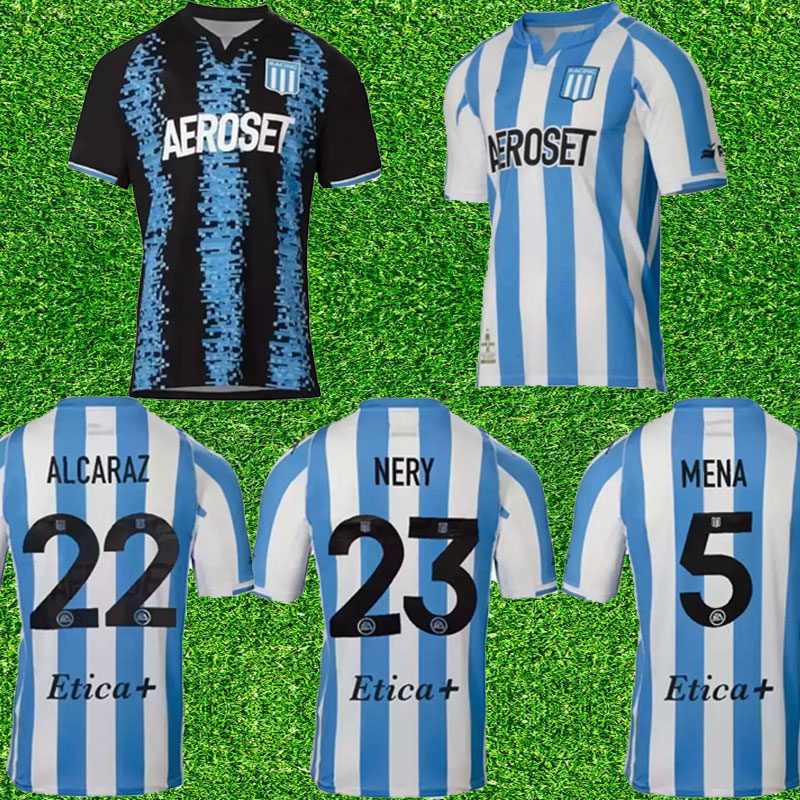 

22/23 Racing Club de Avellaneda Home Soccer Jerseys 2022 Away CHURRY ROJAS LISANDRO SOLARI shirt FERTOLI CVITANICH MIRANDA Football uniform 2022 2023