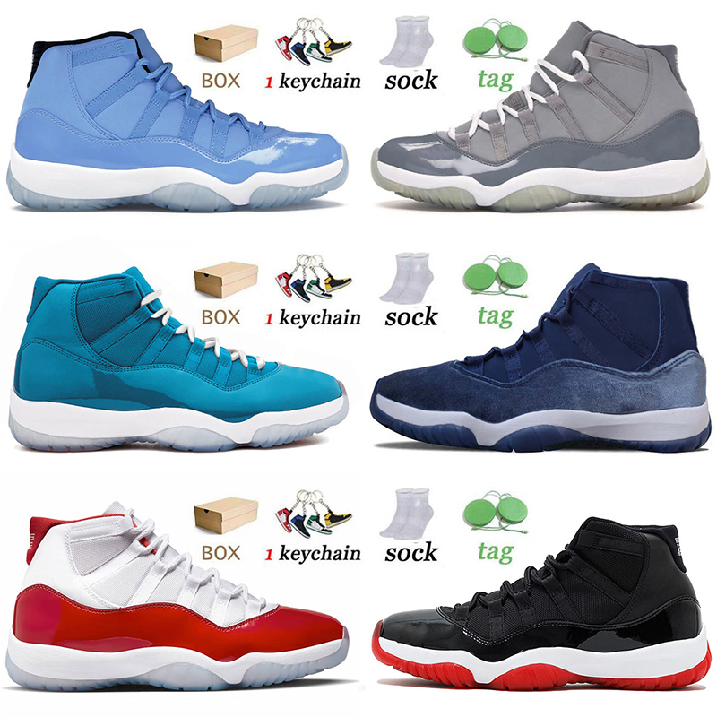 

Cool Grey 11 11s Basketball Shoes 2023 With Box Space Jam Men Women Pantone Bleached Coral Midnight Navy Bred Cherry Concord 72-10 Pure Violet Low Sports Sneakers, A22 varsity red 36-47