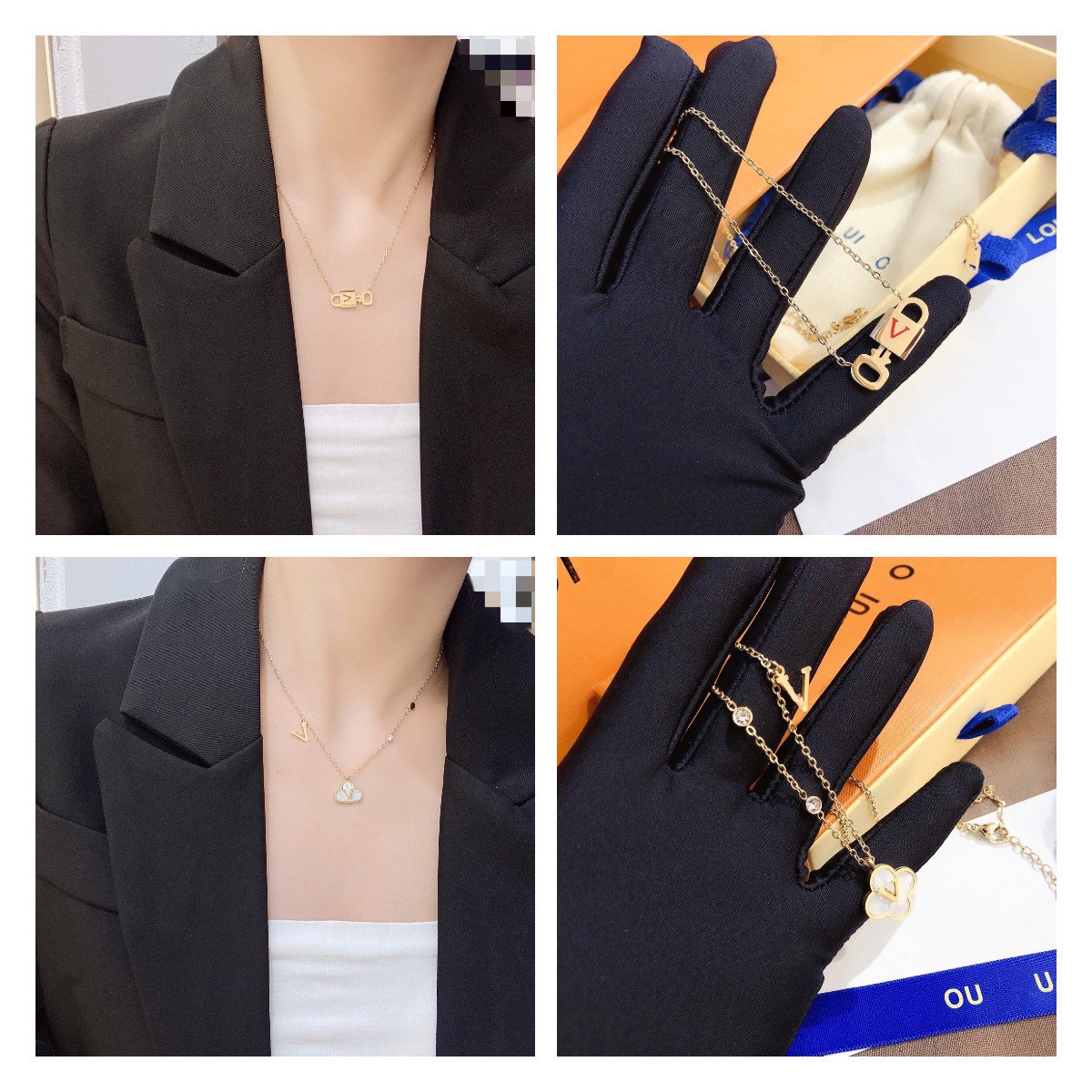 

Designer Exquisite Necklaces Luxury Fashion Jewelry Pendant Necklace 18k Gold Plated Long Chain Selected Women Accessories Popular Brand Gift Couple Friends