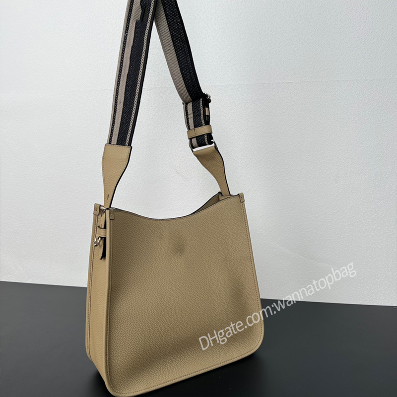 

Luxurys Designers Bags leather Pure cowhide Clutch backpack Shoulder girl crossbody purses women wallet gift box packaging lulu bumbag, Khaki