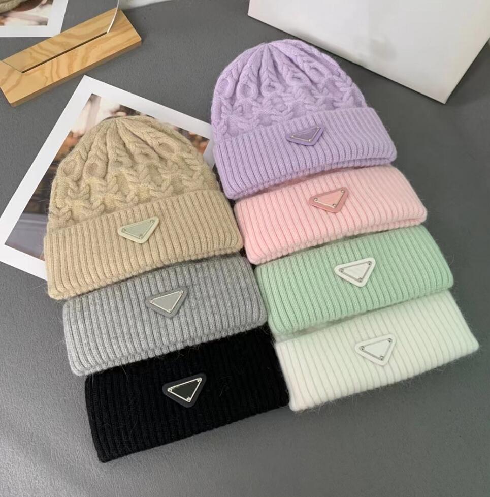 

Designer Beanie Womens Fashion Wool Skull Caps Autumn Winter Leisure Plush Knitting Hats Woolen Hat Unisex Hip Hop Warmth Brand Cap Beanies, 01