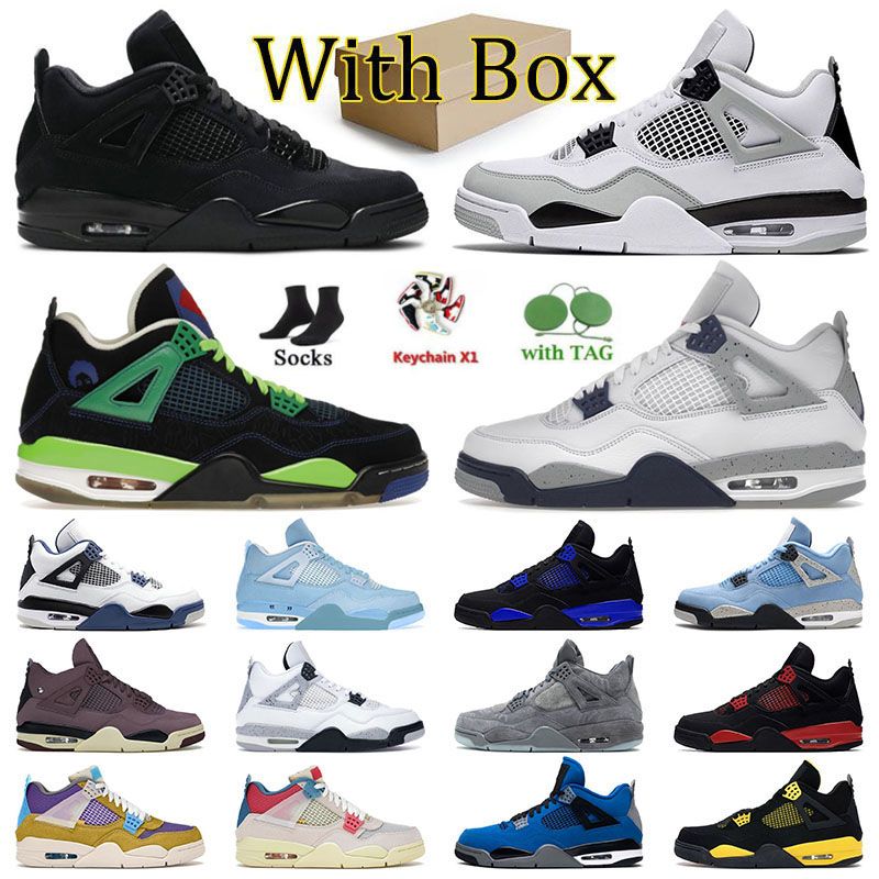 

Shoes Basketball Blackcats Jumpman 4 4s Midnight Navy J4 Doernbecher Military Black Cat Miltary Violet Ore Messy Room Canyon Purple Suede, J69 36-47 canvas