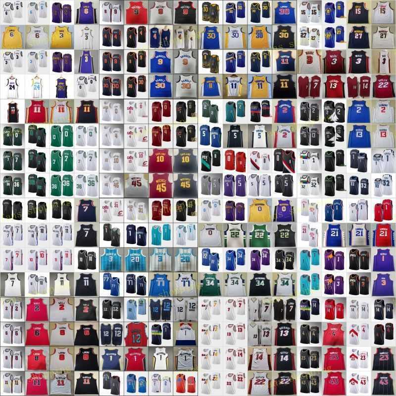 

2023 New City Basketball 4 Jalen Green Jersey 1 LaMelo 45 Donovan Ball Mitchell Devin 0 Jayson Booker Tatum 7 Kevin Kyrie Durant Irving Jimmy Antetokounmpo Butler 2022, As