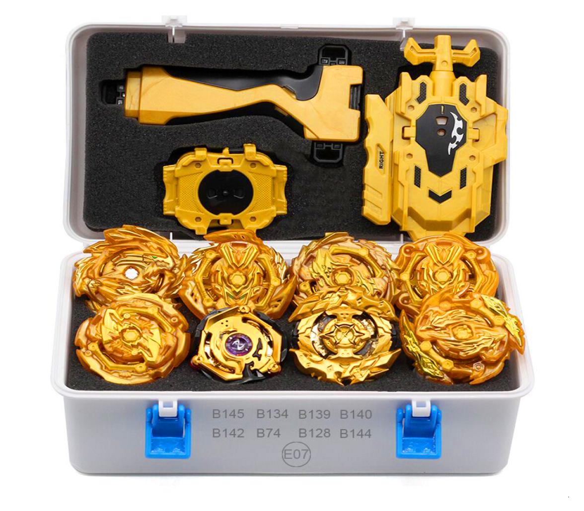 

Gold Takara Tomy Launcher Beyblade Burst Arean Bayblades Bables Set Box Bey Blade Toys For Child Metal Fusion New Gift Y2001094844988