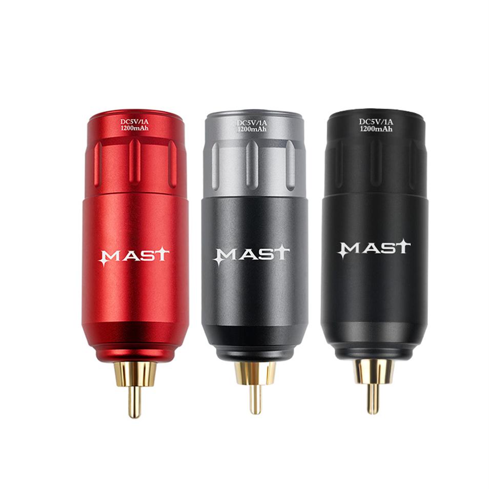 

Mast U1 Wireless Tattoo Power Supply 1200mAh Battery RCA Connection for Pen Machine P113263e