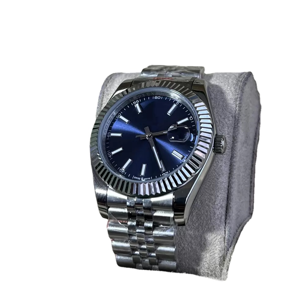 

Men Watches Stainless Steel Sapphire Waterproof Disc41MM Noctilucent Triangular Pit Outer Ring Machinery Automatic Movement Watches, 14