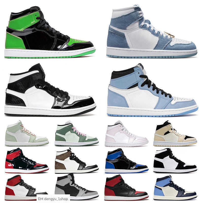 

Denim 1 1s Jorden Jorden1s Jumpman Basketball Shoes Mens Womens Jorda Panda High OG Dark Mocha Mid Carbon Fiber Dutch Green Sha designer shoe OG, A5 grey camo 36-46