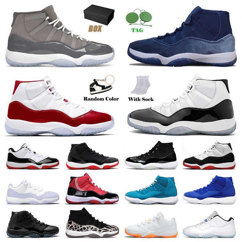 

Midnight Navy 11 Jumpman Basketball Shoes Miamis Dolphins 11s XI Retro Cool Grey High Sports Low Legend Blue Concord Bred Sneakers T designer shoe OG, B2 36-47 concord bred