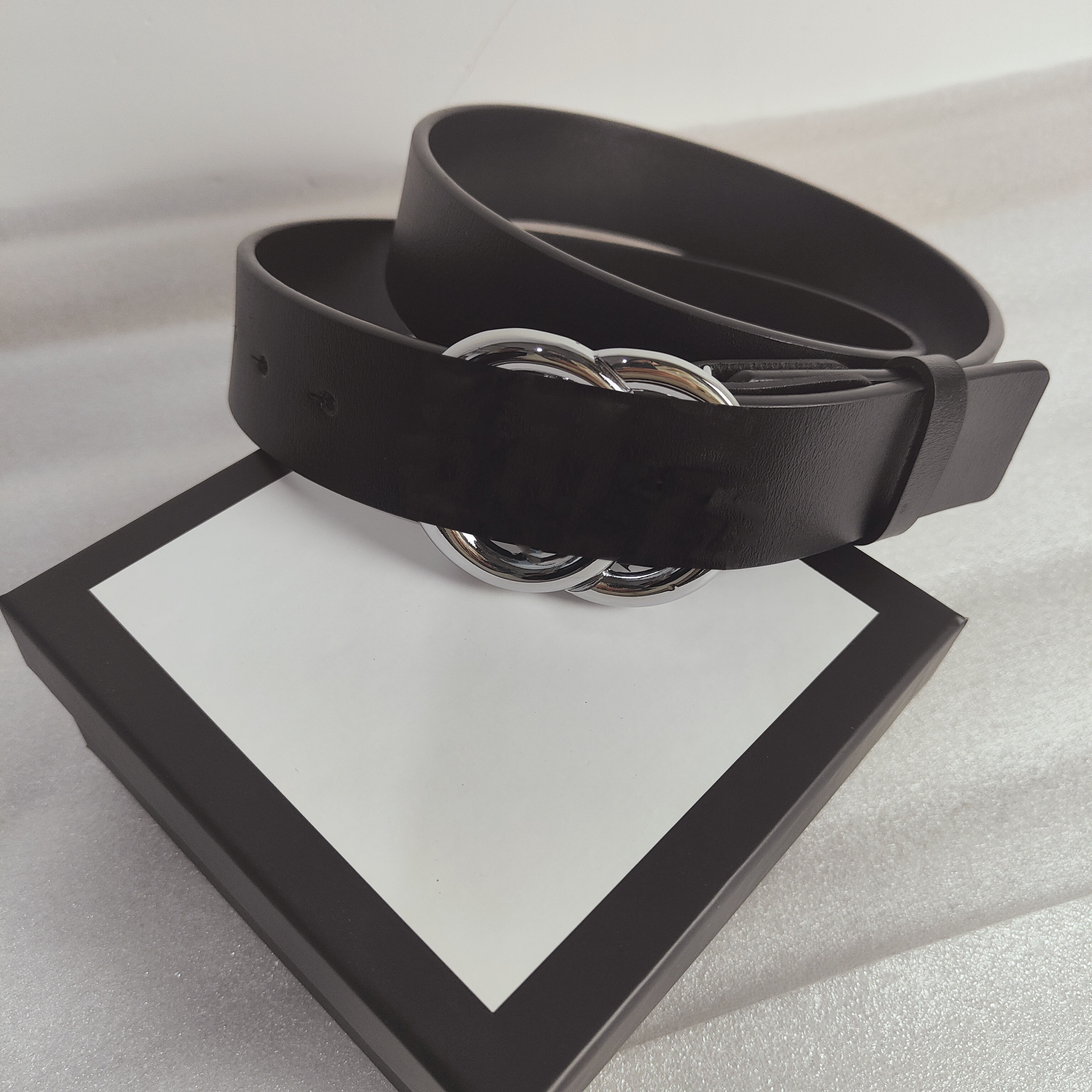 

Mens belt for man designer men belts with box classic fashion black golden silver bronze buckle genuine leather cowskin waistbands waistband gift wholesale, Width 4.0cm with box